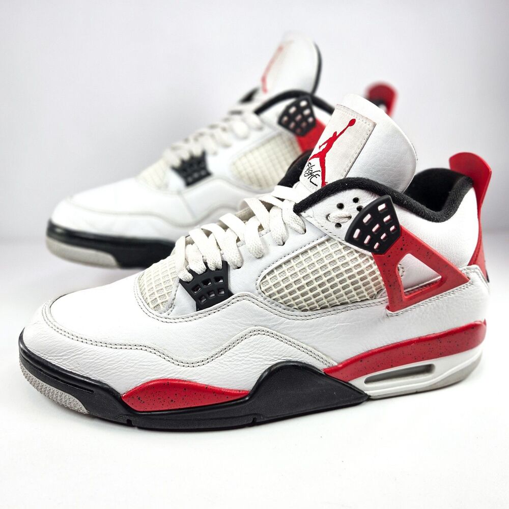 Air Jordan 4 Retro Red Cement DH6927-161 Men's Sneakers 11